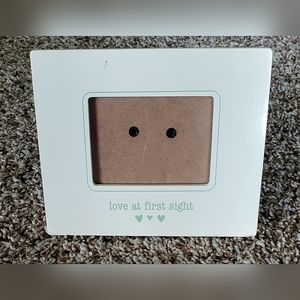 BABY PHOTO FRAME SteppingStones First SONOGRAM Love at First Sight 4x3" picture